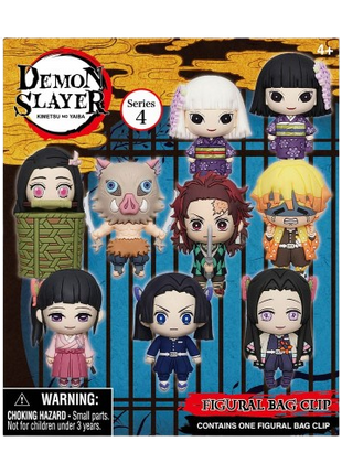 Demon Slayer - Series 4: 3D Character Bag Clip Blind Bag