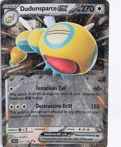 Dudunsparce ex 121/159
