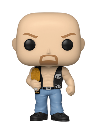 WWE - Stone Cold Steve Austin with Belt #84 Funko Pop!