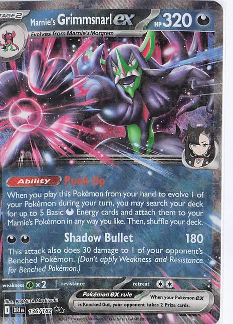 Marnie’s Grimmsnarl ex 136/182