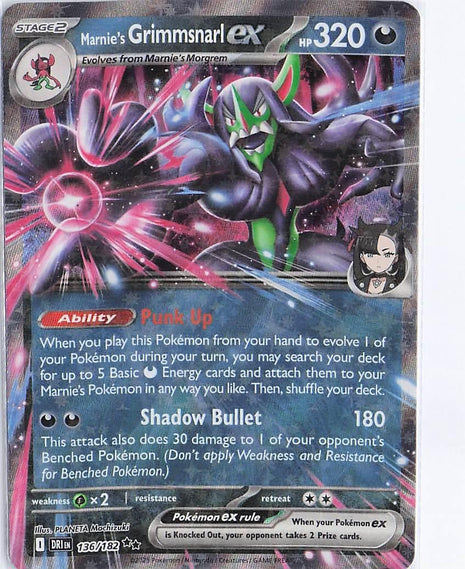 Marnie’s Grimmsnarl ex 136/182