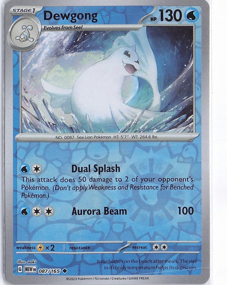 Dewgong 087/165 (RH)