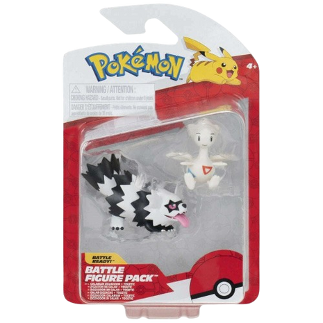 Pokemon - Galarian Zigzagoon & Togetic Battle Figure Set