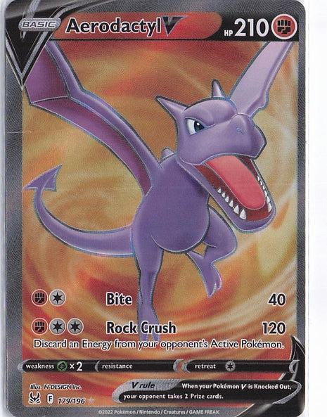 Aerodactyl V 179/196