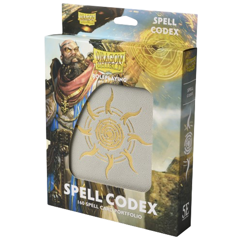 Dragon Shield - Ashen White Spell Codex