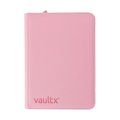 Vault X - Pink 4 Pocket Zip Binder