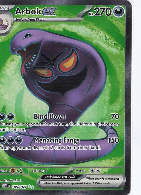 Arbok ex 185/165