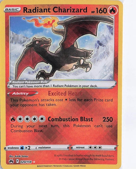 Radiant Charizard 020/159