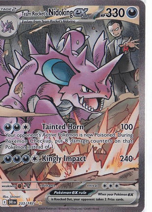 Team Rocket’s Nidoking ex 233/182