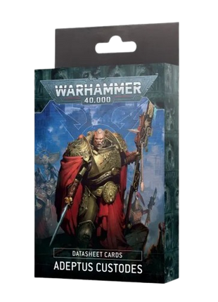 Warhammer: 40K - Adeptus Custodes Datasheet Cards