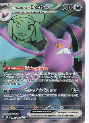 Team Rocket's Crobat ex 217/182