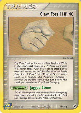 Claw Fossil 90/100