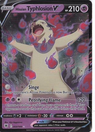 Hisuian Typhlosion V 053/189