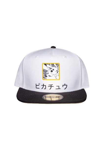 Pokemon - Pikachu Japanese Logo Snapback Cap