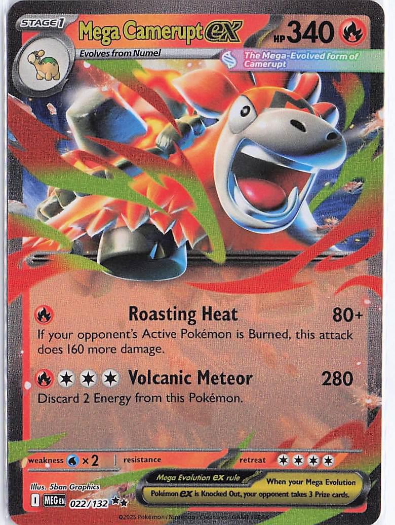 Mega Camerupt ex 022/132