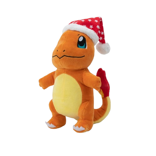 Pokemon - Chamander With Santa Hat Plush