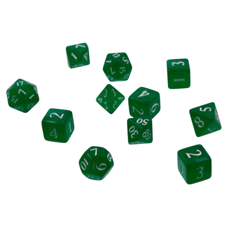 Ultra Pro - Eclipse: Forest Green 11 Dice Set