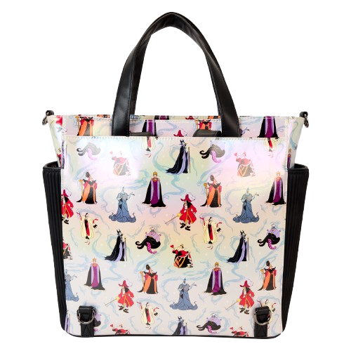 Loungefly - Disney Villains AOP Convertible Backpack And Tote Bag