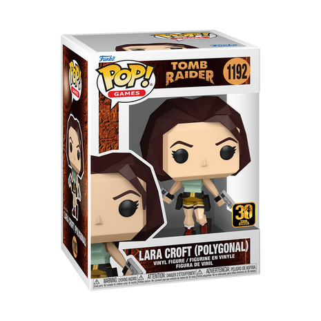 Tomb Raider - Lara Croft (Polygonal) #1192 Funko Pop!