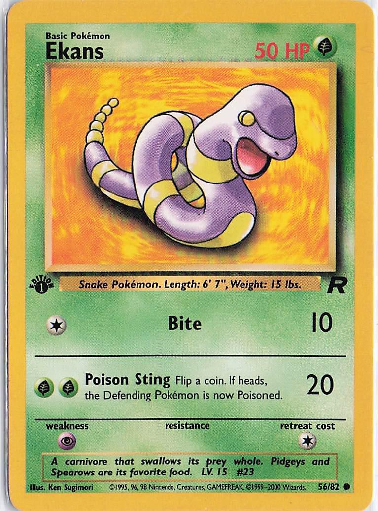 Ekans 56/82 (1st)