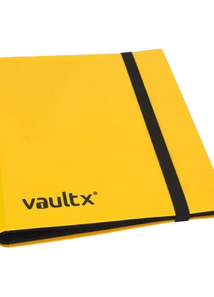 Vault X - Yellow 9 Pocket Strap Binder