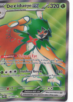 Decidueye ex 100/088