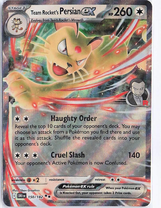 Team Rocket's Persian ex 150/182