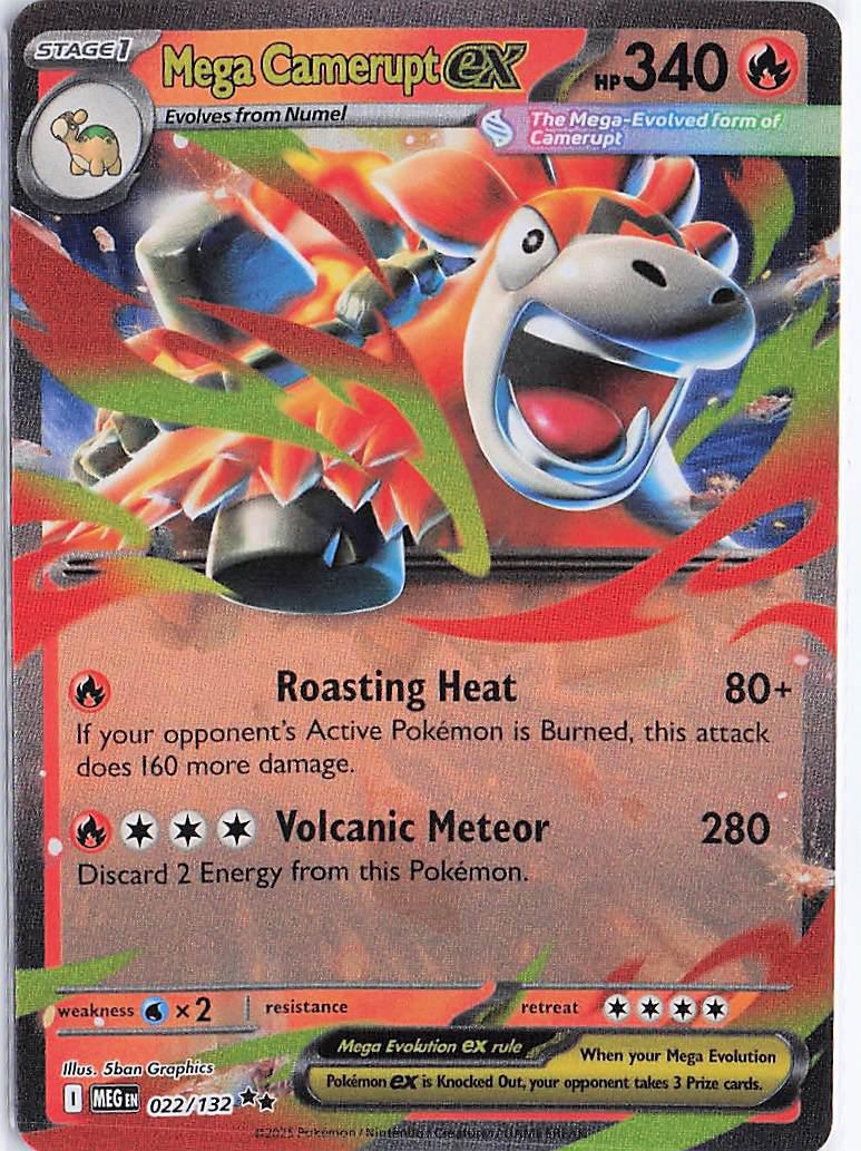 Mega Camerupt ex 022/132