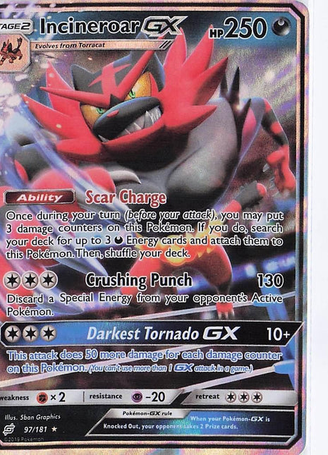 Incineroar GX 97/181