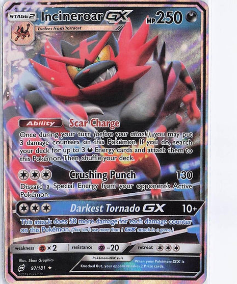 Incineroar GX 97/181