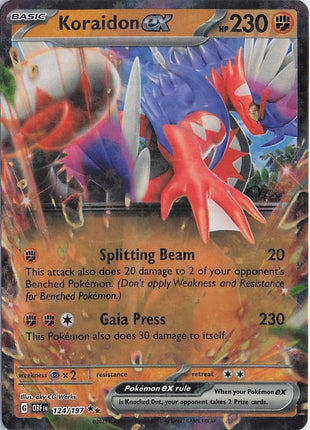 Koraidon ex 124/197
