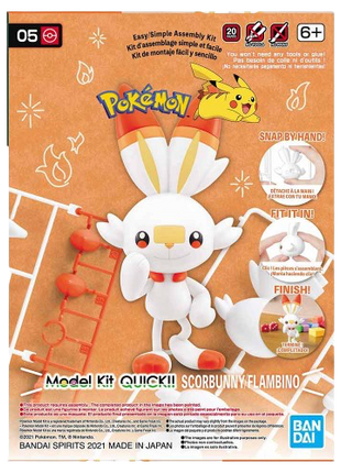 Pokemon - Scorbunny Model Kit