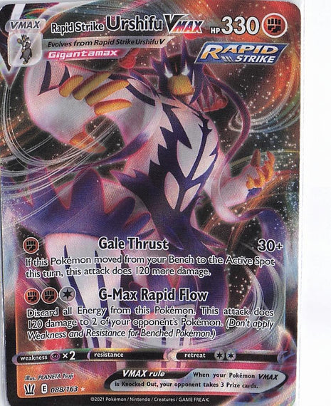 Rapid Strike Urshifu VMAX 088/163