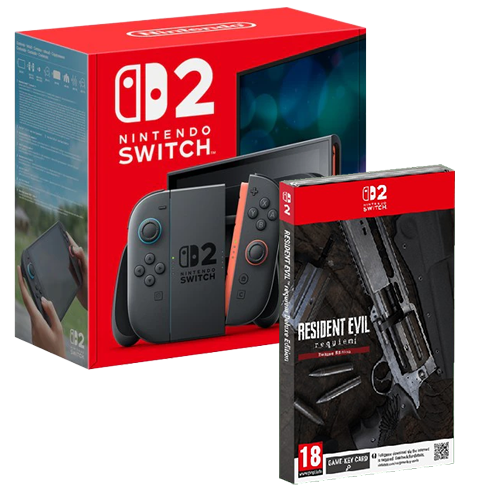 Nintendo Switch 2 Console & Resident Evil Requiem Deluxe Steelbook Edition Bundle