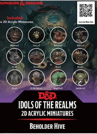 Dungeons & Dragons - 2D Acrylic Miniatures: Beholder Hive