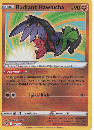 Radiant Hawlucha 081/189