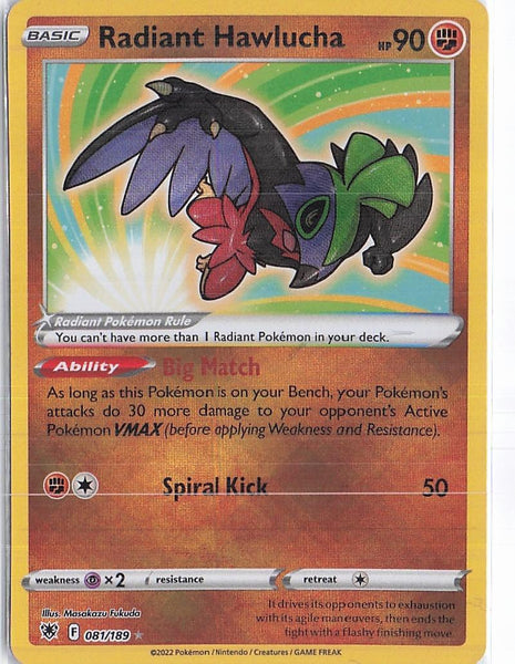 Radiant Hawlucha 081/189