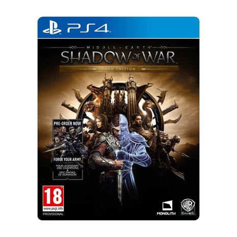 Middle Earth Shadow of War Gold Edition (PS4) - Preowned