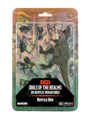 Dungeons & Dragons - 2D Acrylic Miniatures: Reptile Den