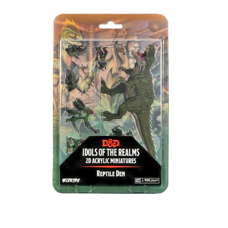 Dungeons & Dragons - 2D Acrylic Miniatures: Reptile Den