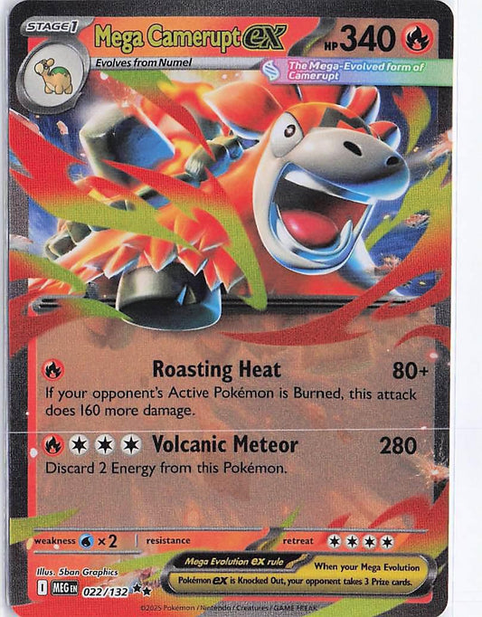 Mega Camerupt ex 022/132