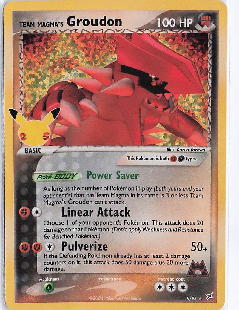 Team Magma’s Groudon 9/95 (H)(S)