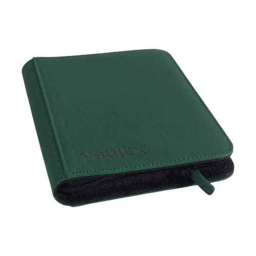 Vault X - Forest Green 4 Pocket Zip Binder