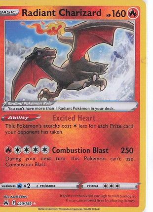 Radiant Charizard 020/159