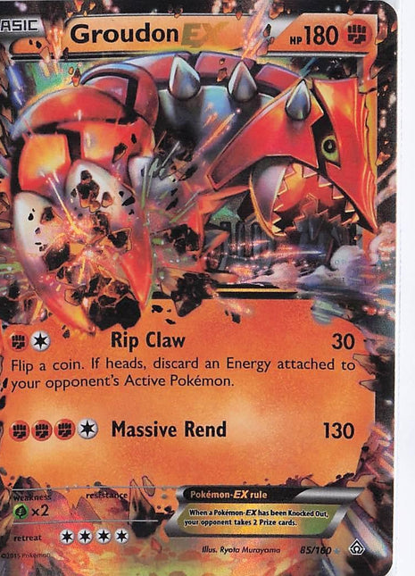 Groudon EX 85/160