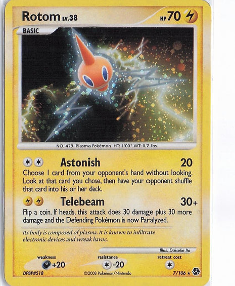 Rotom LV.38 7/106 (H)