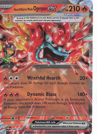 Hearthflame Mask Ogerpon ex 040/167