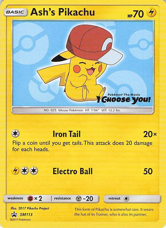 Ash’s Pikachu SM113