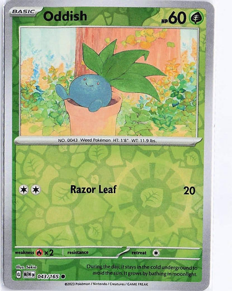 Oddish 043/165 (RH)