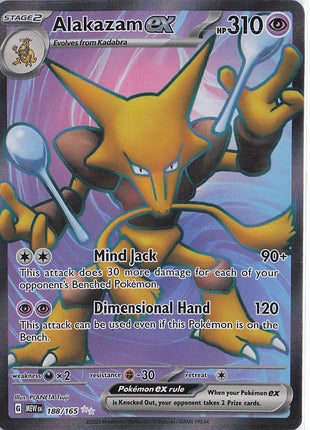Alakazam ex 188/165